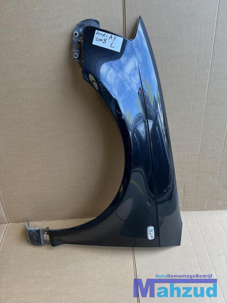 AUDI A3 8P Hatchback Links zwart voorscherm zijscherm scherm, Auto-onderdelen, Carrosserie en Plaatwerk, Spatbord, Audi, Gebruikt