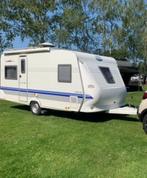 Hobby caravan deLuxe easy 460 2005, Caravans en Kamperen, Caravans, Rondzit, Particulier, 4 tot 5 meter, Kachel