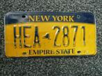 Kentekenplaat licenseplate New York Empire State 5 USA, Verzenden, Gebruikt, Auto's