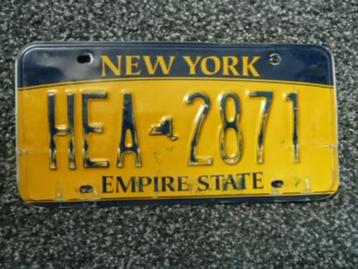 Kentekenplaat licenseplate New York Empire State 5 USA beschikbaar voor biedingen