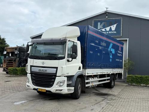 DAF CF 250 CF 250 met huif laadbak ( versnellingsbak problee, Auto's, Vrachtwagens, Bedrijf, DAF, Diesel, Euro 6, Wit, Achterwielaandrijving
