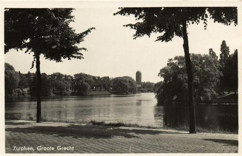 Zutphen, Groote Gracht - ongelopen, Verzamelen, Ansichtkaarten | Nederland, Ongelopen, Gelderland, 1920 tot 1940, Ophalen of Verzenden