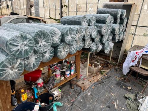 Tuingaas 100 cm hoog x 25 meter lang groen geplastificeerd, Tuin en Terras, Gaas en Draad, Nieuw, Draad, 20 meter of meer, Ophalen of Verzenden