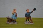 2 Ot en Sien Collectables-serie beeldjes 2001 Ot en Sien gaa, Ophalen of Verzenden, Gebruikt, Mens