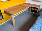 Handgemaakt hoekbureau van vakman, Huis en Inrichting, Bureaus, Ophalen, Gebruikt, Bureau