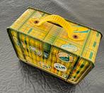 blikken spaarpot vakantie koffer + sleutel KLM Lufthansa, Ophalen of Verzenden, Zo goed als nieuw, Metaal of Blik, Overige thema's