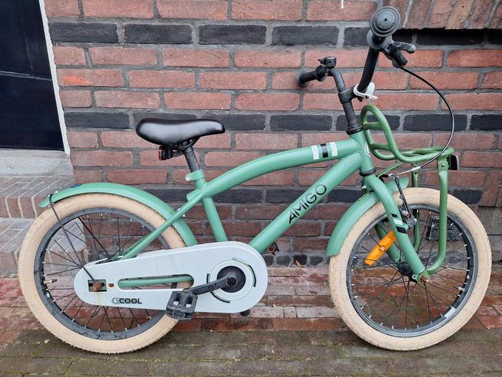 AMIGO 2Cool 18 inch kinderfiets (5 tot 7 jaar), Fietsen en Brommers, Fietsen | Kinderfietsjes, Gebruikt, 16 tot 20 inch, Ophalen of Verzenden