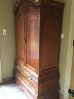 Teakhouten kast houtsnijwerk, Ophalen