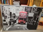 Poster Londen Ikea Vilshult 140 cm 100 cm rode bus, Gebruikt, Ophalen