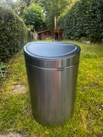 Brabantia vuilnisbak, Huis en Inrichting, Woonaccessoires | Prullenbakken, 40 liter of meer, Ophalen, Zo goed als nieuw, Rvs