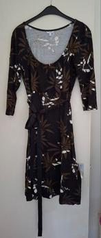 Prenatal, zwangersschaps jurk, maat M, zwart met bruin, wit., Maat 38/40 (M), Ophalen of Verzenden, Prenatal, Gedragen