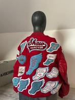 Vintage baseball jacket, Gedragen, Maat 46/48 (XL) of groter, Verzenden, Rood