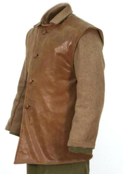British Army Lederen Jerkin bodywarmer, Verzamelen, Militaria | Tweede Wereldoorlog, Landmacht, Engeland, Ophalen of Verzenden