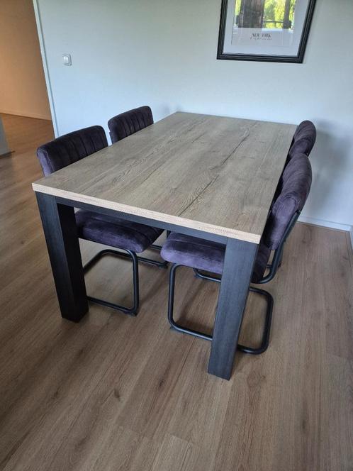 Eettafel, Huis en Inrichting, Tafels | Eettafels, Zo goed als nieuw, 50 tot 100 cm, 150 tot 200 cm, Vier personen, Rechthoekig