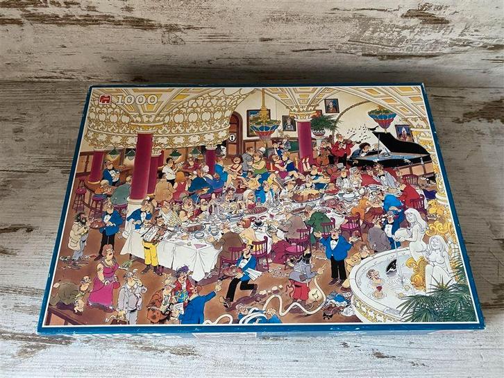 Jan van Haasteren - de bruiloft 1000 stuks [s463], Hobby en Vrije tijd, Denksport en Puzzels, Zo goed als nieuw, 500 t/m 1500 stukjes