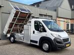 Fiat Ducato 2.3 MultiJet 130pk Kipper Airco Trekhaak 2500kg, Auto's, Bestelauto's, Euro 5, Stof, Gebruikt, Zwart