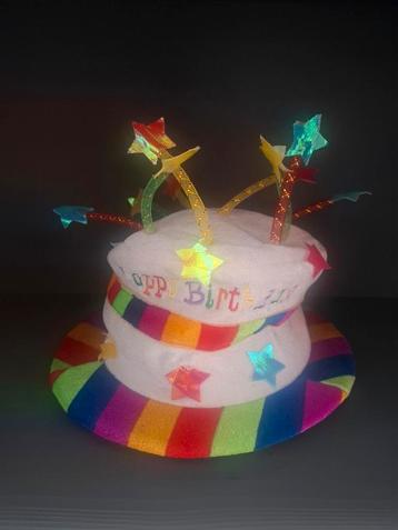 Feestelijke verjaardagshoed 30 cm beschikbaar voor biedingen