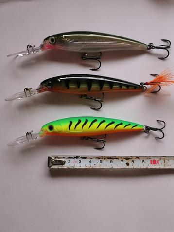 3x Rapala X-rap deep 10 cm beschikbaar voor biedingen