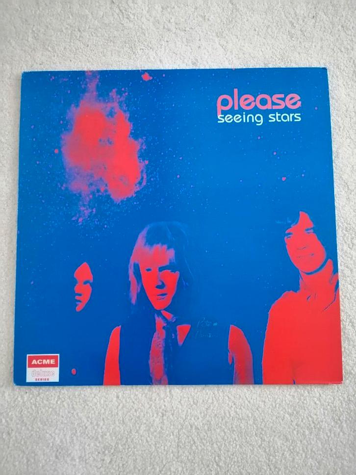 Lp psych Please (4) (Peter Dunton) - Seeing Stars, Cd's en Dvd's, Vinyl | Rock, Zo goed als nieuw, Poprock, 12 inch, Ophalen of Verzenden