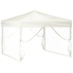 Feesttent Paviljoen Partytent crème 3x3 GRATIS BEZORGD!, Tuin en Terras, Partytenten, Nieuw, 2 meter of meer, Minder dan 5 meter