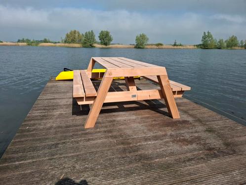 Robuuste picknicktafels! Nieuw model!, Tuin en Terras, Tuinsets en Loungesets, Nieuw, Tuinset, Hout, Meer dan 8 zitplaatsen, Ophalen
