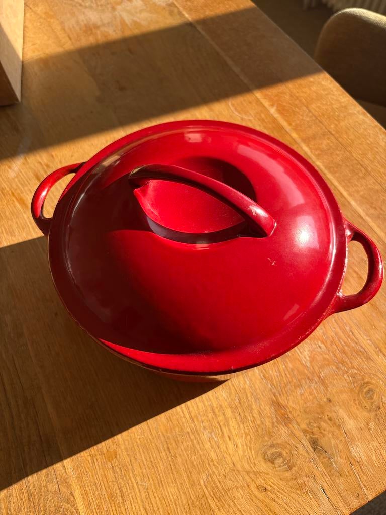 Gietijzeren braadpan - 24 cm, Huis en Inrichting, Keuken | Potten en Pannen, Ophalen, Gebruikt, Koekenpan of Braadpan, Gietijzer