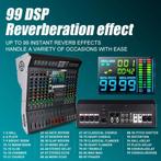 mixerconsole, live , podcasts, studio-opnames en streaming., Ophalen of Verzenden, Nieuw, 5 tot 10 kanalen, Microfooningang