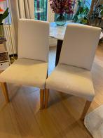Bergmund dining chair beige (2 pieces), Ophalen, Gebruikt, Twee, Bruin