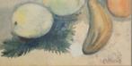 Adriana Jeanne Bieruma Oosting (1898)Aquarel "Stilleven" Ges, Ophalen of Verzenden