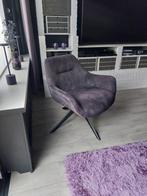 Luxe Grijze Draaifauteuil met Moderne Poot, Huis en Inrichting, Ophalen of Verzenden