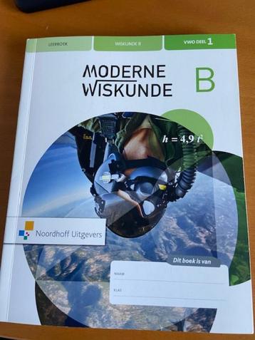 Moderne Wiskunde klas 4 Deel 1 B beschikbaar voor biedingen