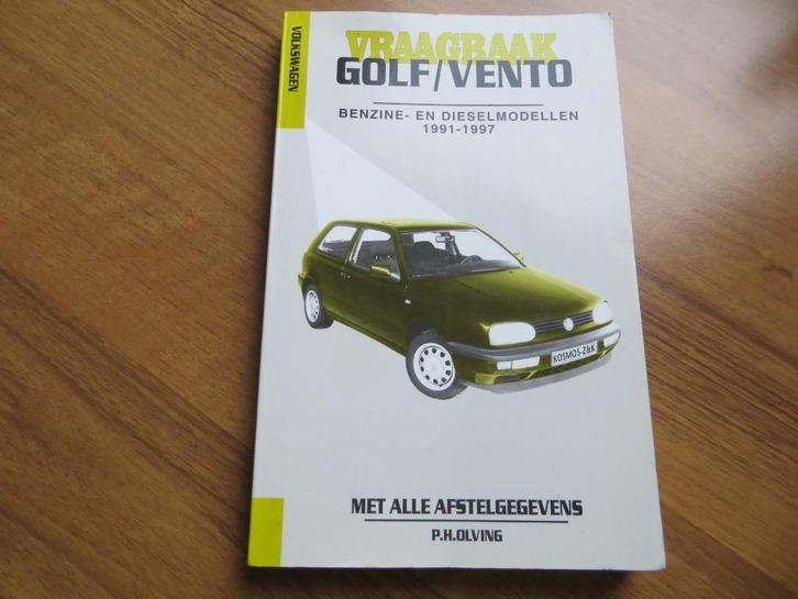 Vraagbaak Volkswagen Golf, Golf GTi, VW Vento +diesel '91-97, Auto diversen, Handleidingen en Instructieboekjes, Ophalen of Verzenden