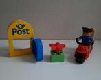 Lego duplo postbode op motorfiets en postbus, Ophalen of Verzenden, Zo goed als nieuw