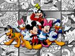 Disney Club behang Strip, Mickey Mouse, Goofy, Muurdeco4kids, Verzenden