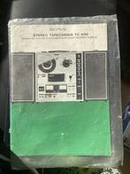 Handleiding bandrecorder sony tc 630, Audio, Tv en Foto, Bandrecorders, Verzenden, Bandrecorder