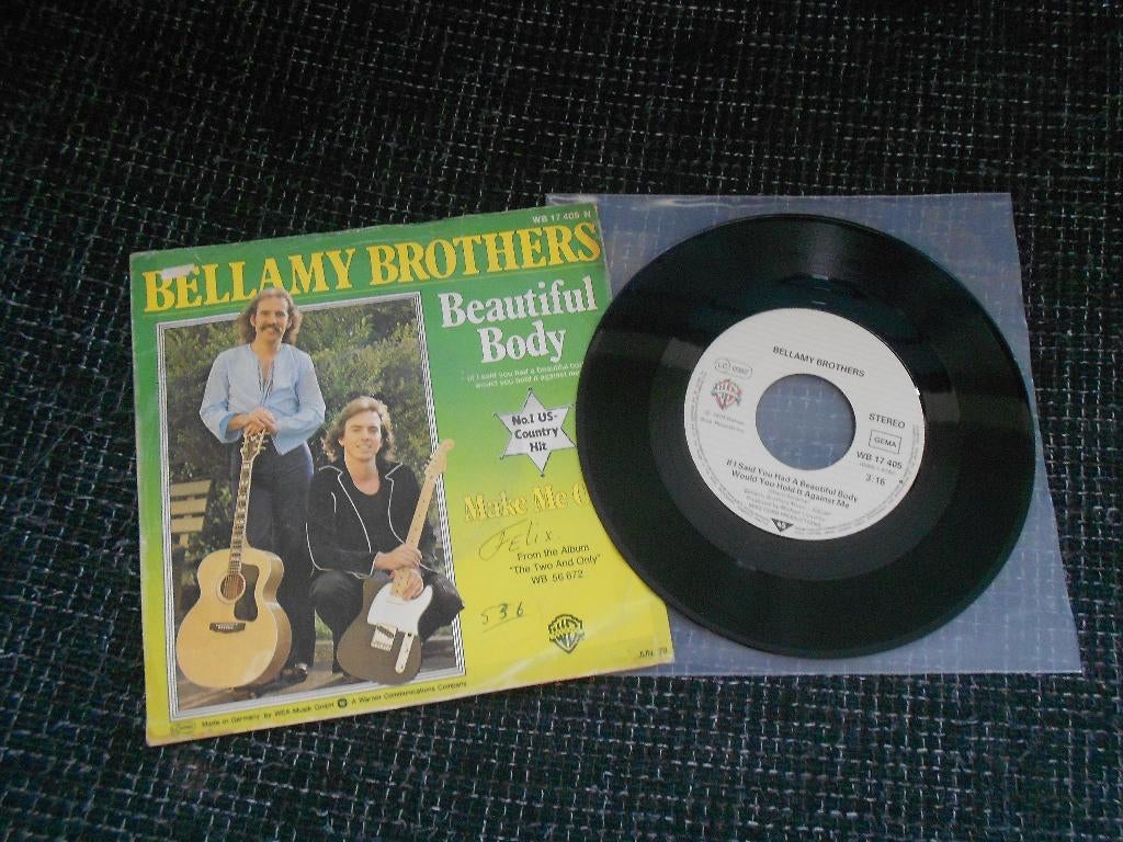beautiful body - the bellamy brothers, Gebruikt, 7 inch, Single, Ophalen of Verzenden