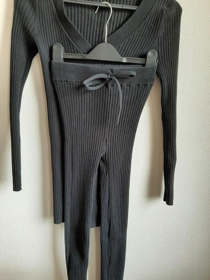 Reinders pak (broek met trui) maat 14., Kleding | Dames, Huispakken, Zo goed als nieuw, Zwart, Ophalen of Verzenden