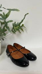 Sézane ballerinas zwart lakleer, size 38, Kleding | Dames, Schoenen, Ophalen of Verzenden, Zo goed als nieuw, Zwart, Ballerina's