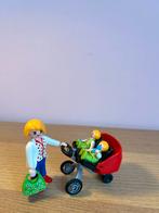 Playmobil Moeder met Tweeling in Kinderwagen 5573, Ophalen of Verzenden, Zo goed als nieuw, Complete set