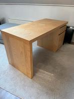 Houten bureau 140x65x72cm, Ophalen, Gebruikt, Bureau