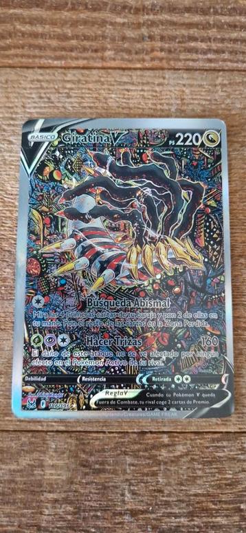 Pokémon Giratina V (186/192) - Zeldzame Full Art Kaart beschikbaar voor biedingen