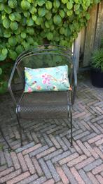 Twee Franse tuinstoelen, Tuin en Terras, Ophalen, Zo goed als nieuw, Metaal