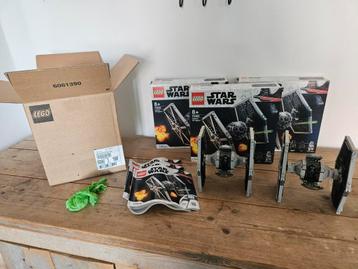 2x Lego 75300 Imperial TIE fighter incl doos en boekje 35ps beschikbaar voor biedingen
