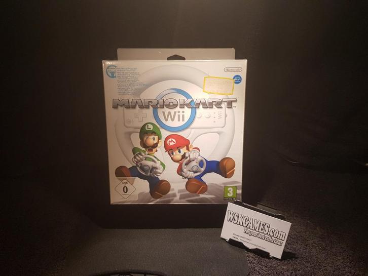 Nintendo Wii Game - Mario Kart Wii Bundle | Sealed, Spelcomputers en Games, Games | Nintendo Wii, Nieuw, Racen en Vliegen, 3 spelers of meer