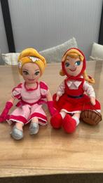 Te koop: 2 Efteling knuffels – Assepoester & Roodkapje, Ophalen of Verzenden, Zo goed als nieuw