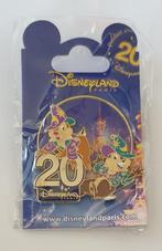 Disneyland Paris 20 jaar met Knabbel & Babbel pin 2012 NIEUW, Verzamelen, Disney, Verzenden, Overige figuren, Zo goed als nieuw