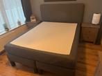 IKEA Dunvik Boxspring 160x200 cm - Skiftebo donkergrijs, Ophalen, Gebruikt, Tweepersoons, 200 cm