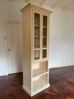 Hoge houten (vitrine)kast, 50 tot 100 cm, Met deur(en), 25 tot 50 cm, Gebruikt