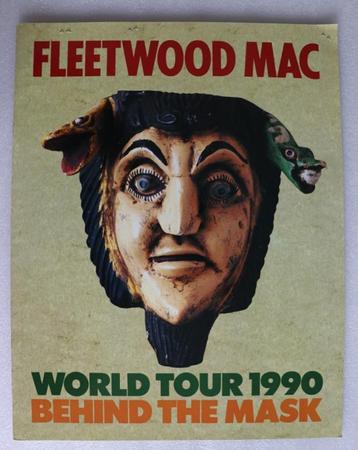 Tourboek Fleetwood Mac, Behind the mask, met ticket 1990 beschikbaar voor biedingen