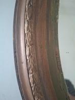 antieke ovale verweerde spiegel gips brocante shabby chique, Ophalen of Verzenden, Ovaal, Minder dan 50 cm, Minder dan 100 cm